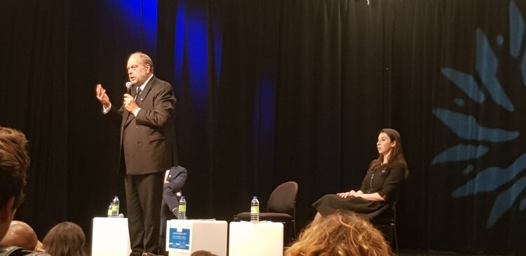 Eric Dupond-Moretti à Montréal le 10 novembre 2022 (Source: Carla Geib)