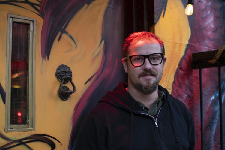 Eddy Germain, propriétaire du Crimson (crédit : Carla Geib)