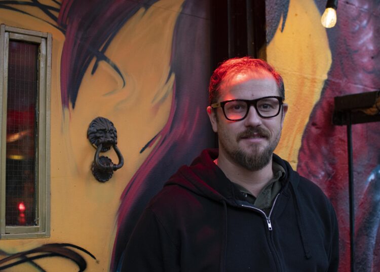 Eddy Germain, propriétaire du Crimson (crédit : Carla Geib)