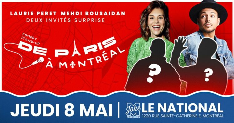 Stand up Comedy Show - de Paris à Montréal