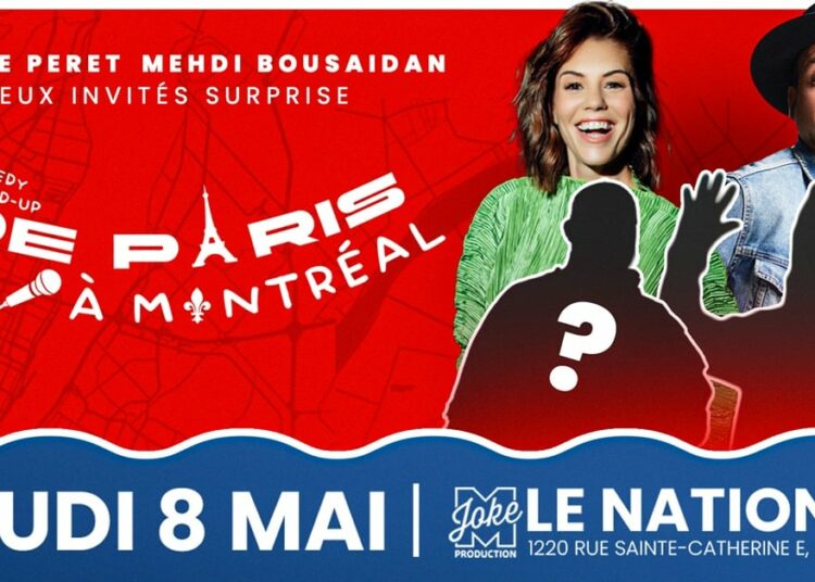 Stand up Comedy Show - de Paris à Montréal